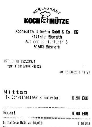 itre Hffner Kochmtze Restaurant